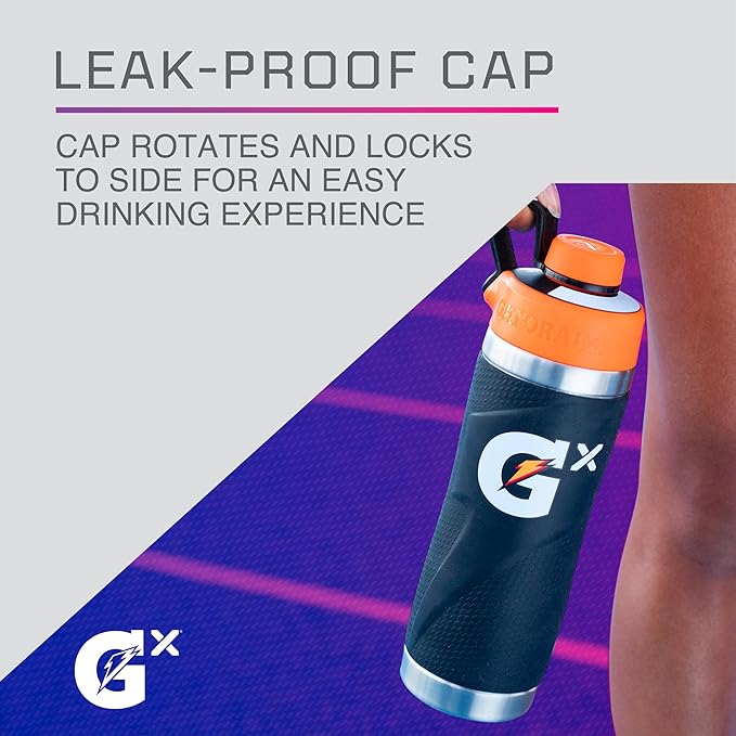 Gatorade Gx Stainless Steel Bottle, 32oz (Pack of 6)