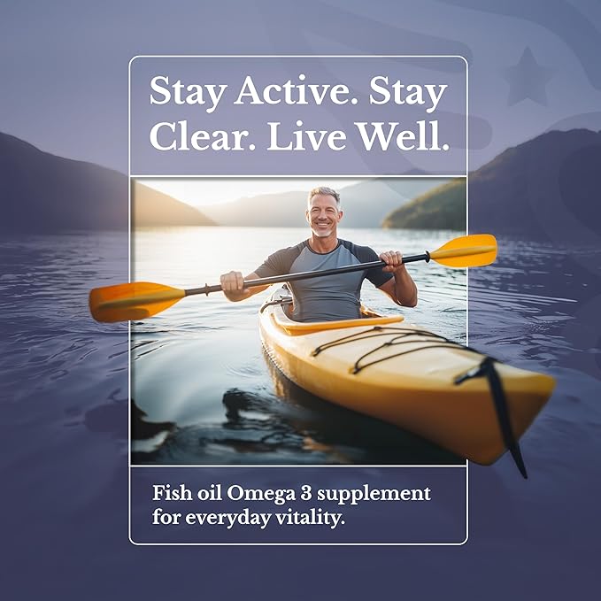 Omega-3 MD Fish Oil - Omega 3 Supplement for Women & Men - Wild-Caught & Burpless Fish Oil 3600 mg - with Omega3 Fatty Acid EPA 1300 mg + DHA 860 mg - 90 Softgels