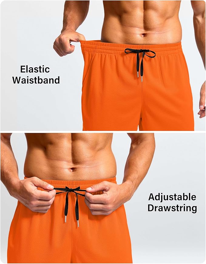 G Gradual Men's Athletic Workout Shorts with Pockets 5"/7"/9" Lightweight Quick Dry Gym Basketball Running Shorts for Men