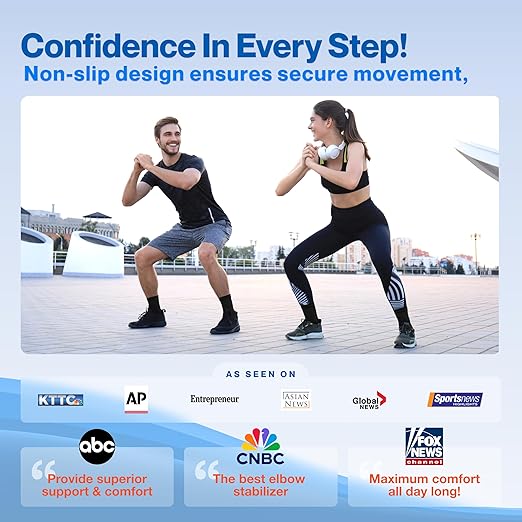 Modvel Foot & Ankle Brace Socks for Sprained Ankle Compression Sleeve - Foot Support for Women & Men - Tendonitis & Arthritis Ankle Brace Sports Running, Torn Ligaments & Women Stabilizing Ankle Wrap