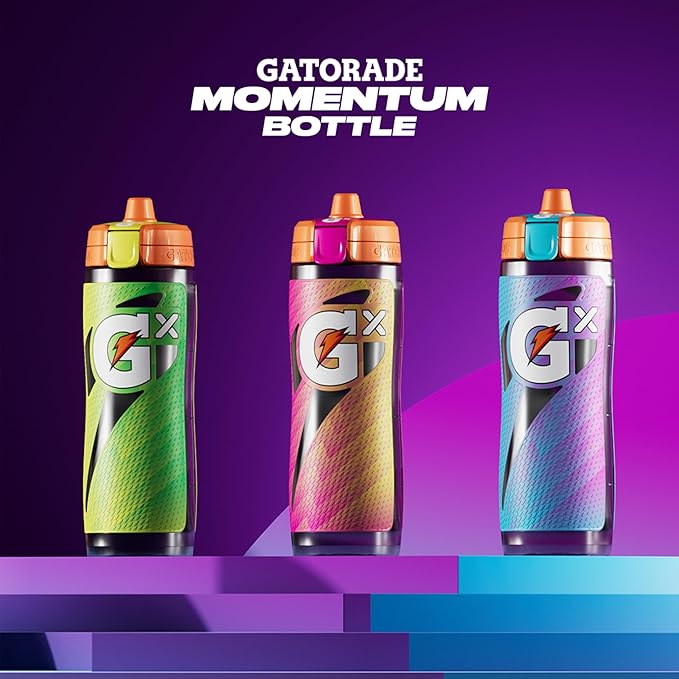 Gatorade Gx Bottle, Momentum Neon Blue