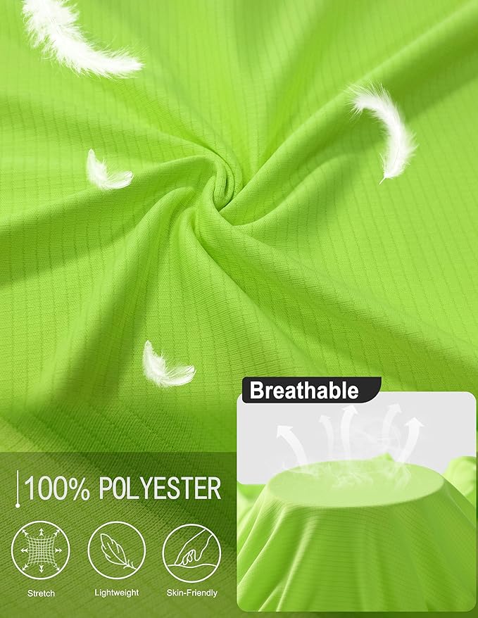 Men's Short Sleeve Workout Shirts Quick Dry Lightweight T-Shirts Gym Running Athletic Tshirt for Summer