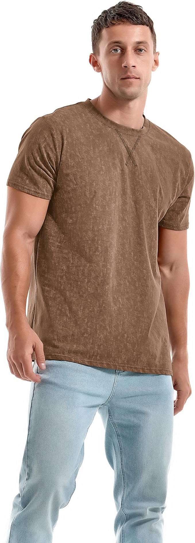 KLIEGOU Men's T-Shirts - Premium Cotton Crew Neck Tees S - 4XL