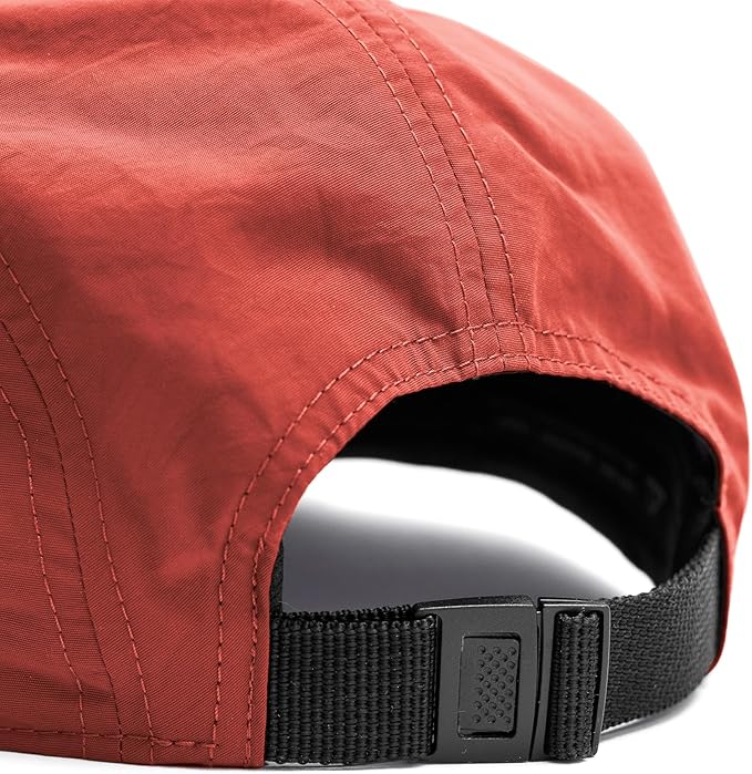 Tillak Wallowa Camp Hat, Lightweight Nylon 5 Panel Cap with Snap Closure