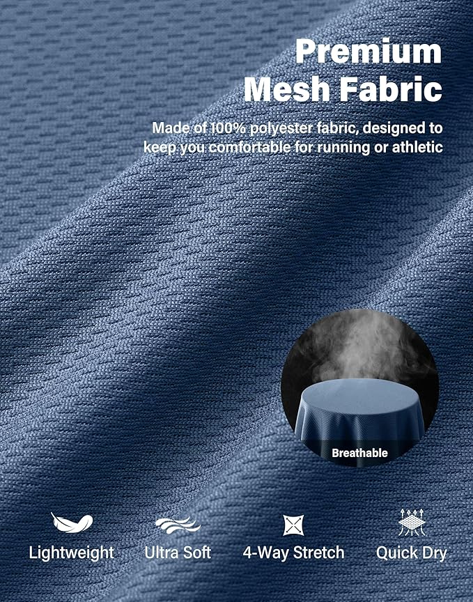 G Gradual Men's Athletic Workout Shorts with Pockets 5"/7"/9" Lightweight Quick Dry Gym Basketball Running Shorts for Men