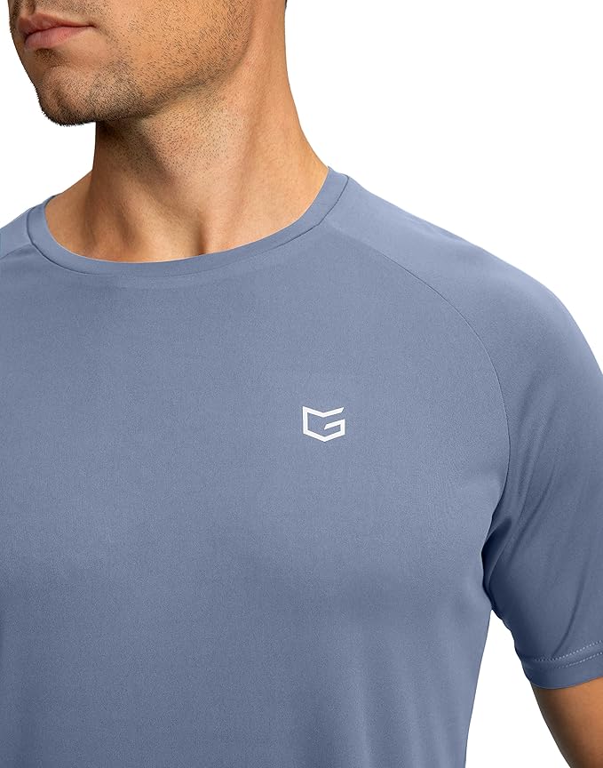 G Gradual Men's Workout Quick Dry T-Shirts Short Sleeve Lightweight Cooling Gym Shirts Tee for Running, Beach, Hiking