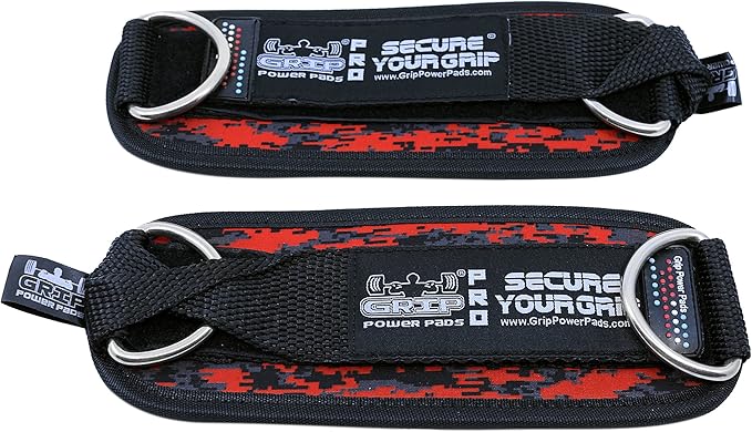 Ankle Straps for Cable Machines Double D-Ring Gym Adjustable Neoprene Premium Cuffs to Enhance Legs Abs & Glutes Kickbacks Workouts Leg Curls Extensions Booty Hip Abductors Exercise for Men & Women