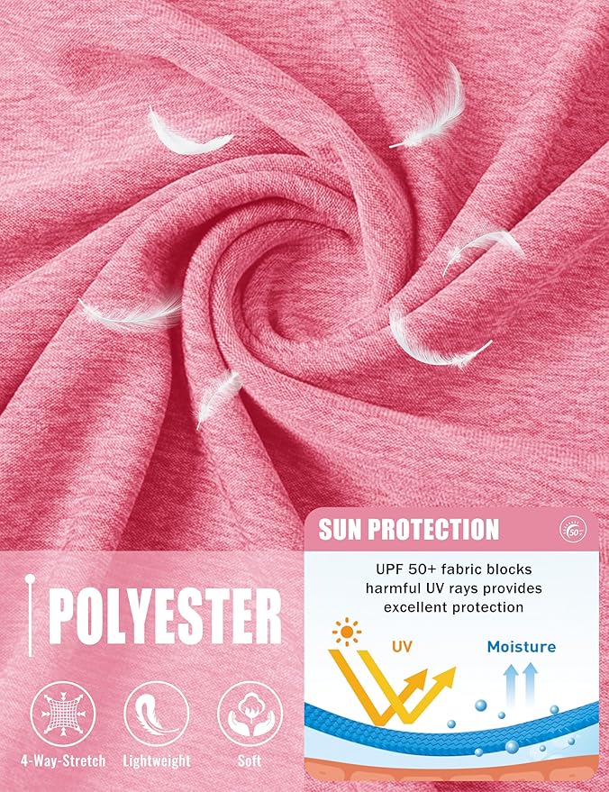 MAGCOMSEN Men's Long Sleeve Shirts UPF 50+ UV Sun Protection Athletic Shirts for Hiking Running Workout Rash Guard