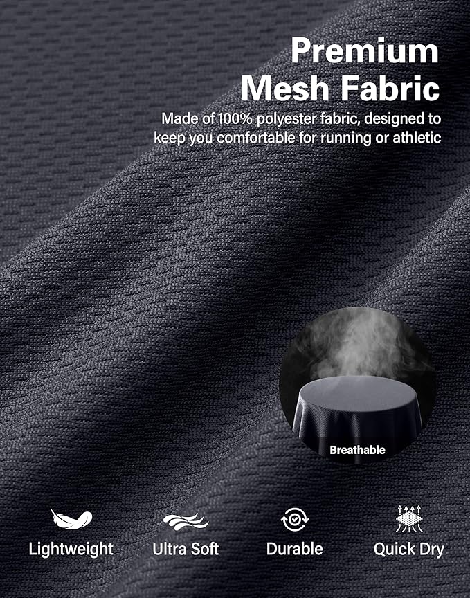 G Gradual Men's Athletic Workout Shorts with Pockets 5"/7"/9" Lightweight Quick Dry Gym Basketball Running Shorts for Men