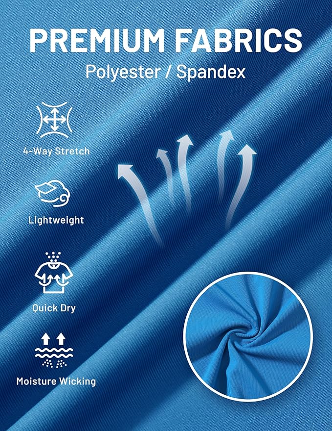 MIER Men's Tank Tops Workout Sleeveless Tee Shirts Muscle Athletic Gym Running Beach Tanks for Men, Quick Dry