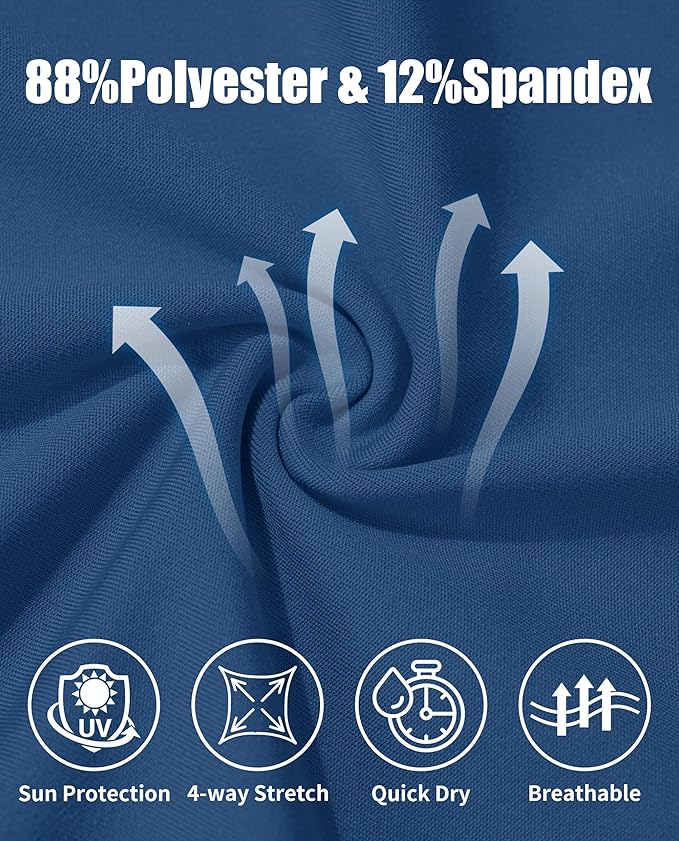 KEFITEVD Men's Workout Tank Tops Sleeveless Quick Dry UPF 80+ Summer Sun Shirts for Running Swim Gym Beach