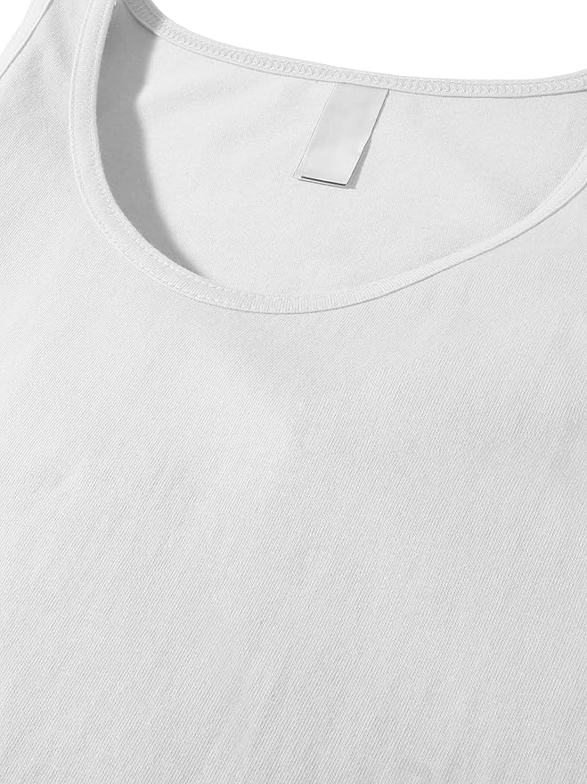 Hat and Beyond Mens Tank Top Soft Performance Boxing Gym Shirts Plain Muscle Tee