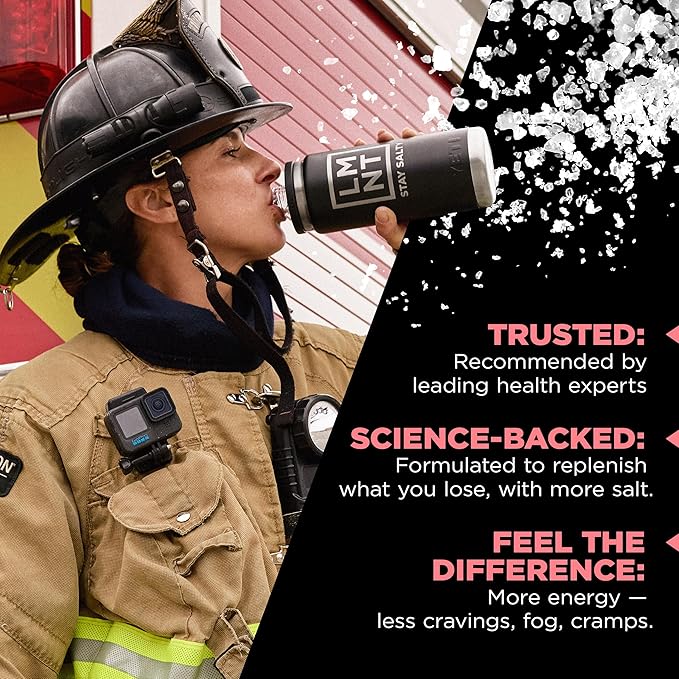 Drink LMNT Zero Sugar Electrolytes - Raspberry Salt | Drink Mix | 30-Count