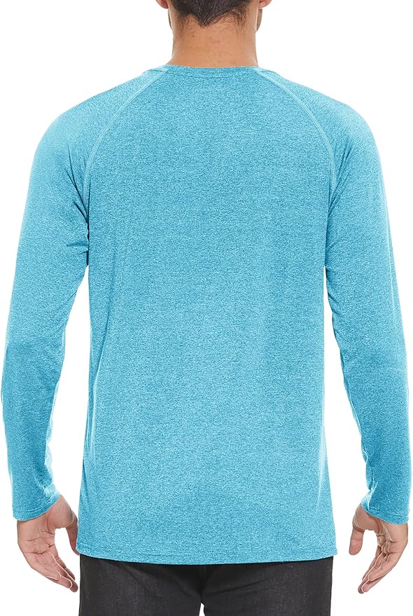 MAGCOMSEN Men's Long Sleeve Shirts UPF 50+ UV Sun Protection Athletic Shirts for Hiking Running Workout Rash Guard