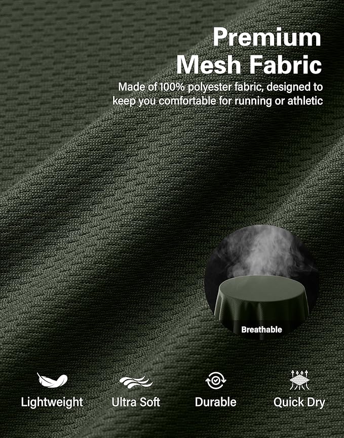 G Gradual Men's Athletic Workout Shorts with Pockets 5"/7"/9" Lightweight Quick Dry Gym Basketball Running Shorts for Men