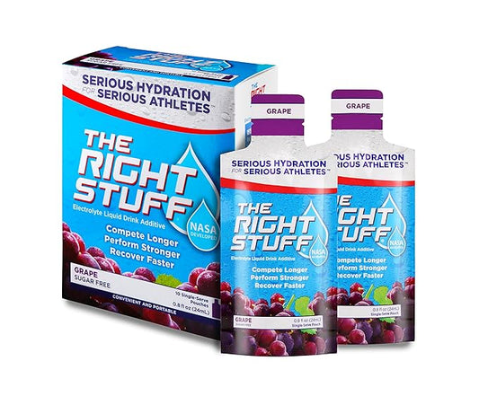 The Right Stuff Electrolyte Drink Concentrate - 10 Pouch Box - Grape