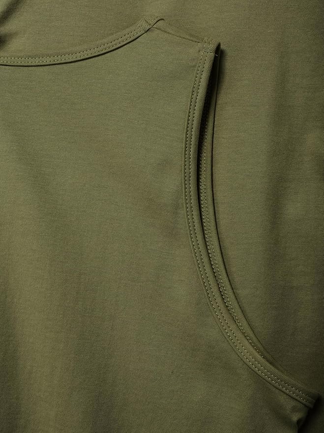 Hat and Beyond Mens Tank Top Soft Performance Boxing Gym Shirts Plain Muscle Tee