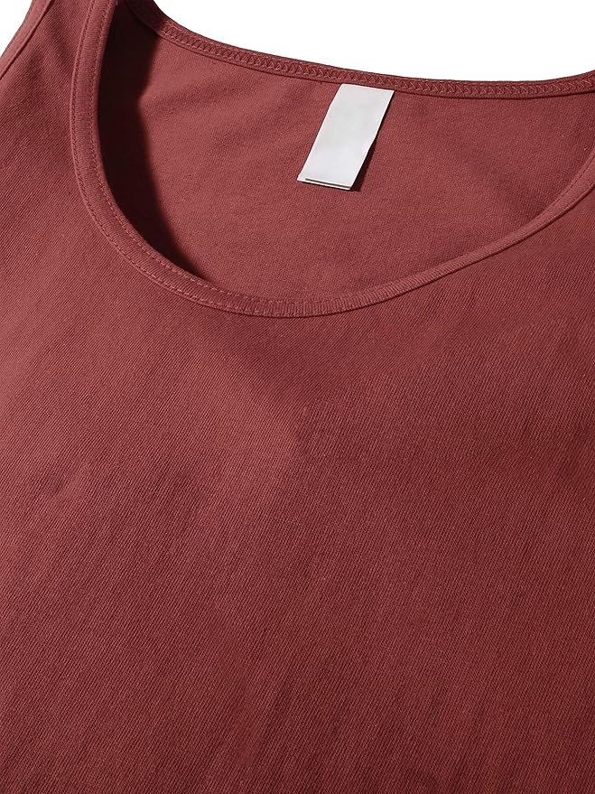 Hat and Beyond Mens Tank Top Soft Performance Boxing Gym Shirts Plain Muscle Tee