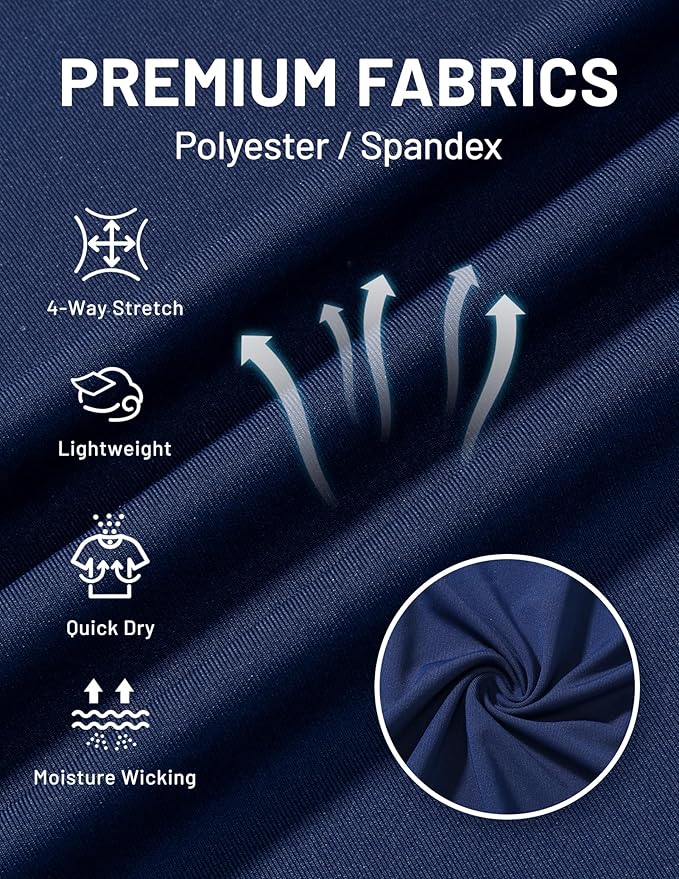 MIER Men's Tank Tops Workout Sleeveless Tee Shirts Muscle Athletic Gym Running Beach Tanks for Men, Quick Dry