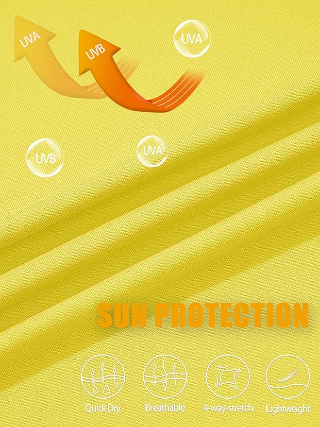 MAGCOMSEN Men's Hooded UPF 50+ Sun Protection T Shirts Long Sleeve Athletic Fishing Shirts Rash Guards