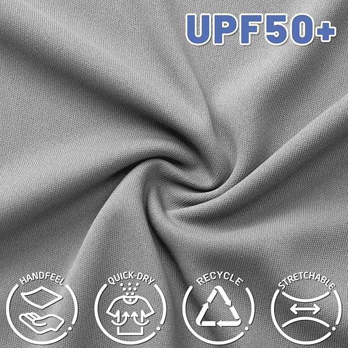 MIER Men's Workout Tank Tops UPF 50+ Swim Shirts Quick Dry Running Sleeveless UV Protection Muscle Tees