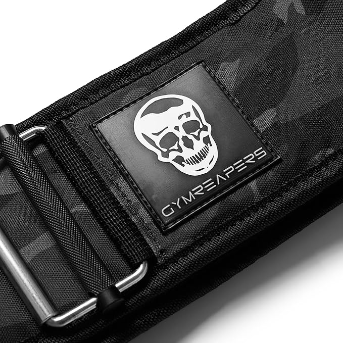 Gymreapers Quick Locking Weight Lifting Belt for Men Gym Belt for Powerlifting Deadlift Belt with 4 Inch Neoprene Metal Buckle Back Support Weightlifting Belt Women