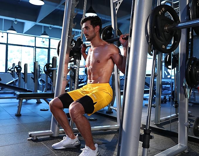 Pudolla Men’s 2 in 1 Running Shorts 5" Quick Dry Gym Athletic Workout Shorts for Men with Phone Pockets