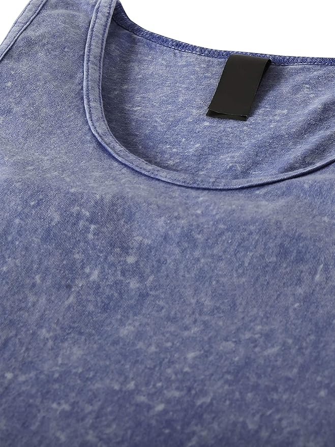 Hat and Beyond Mens Tank Top Soft Performance Boxing Gym Shirts Plain Muscle Tee