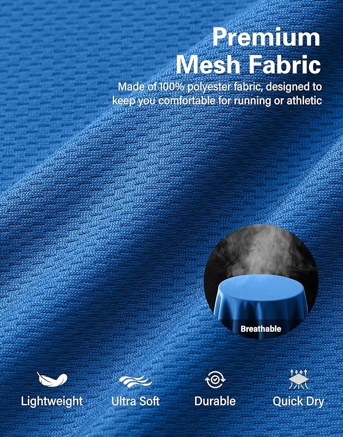 G Gradual Men's Athletic Workout Shorts with Pockets 5"/7"/9" Lightweight Quick Dry Gym Basketball Running Shorts for Men