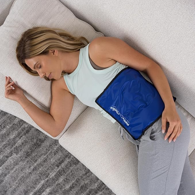 Gel Soft Flexible Ice Pack for Injuries Reusable - (Large: 11"x14.5") for Hip, Shoulder, Knee, Back - Comfy Cold Pack Compress for Swelling, Bruises, Surgery