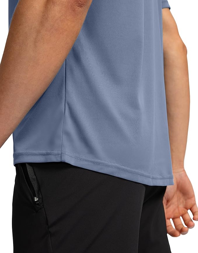 G Gradual Men's Workout Quick Dry T-Shirts Short Sleeve Lightweight Cooling Gym Shirts Tee for Running, Beach, Hiking