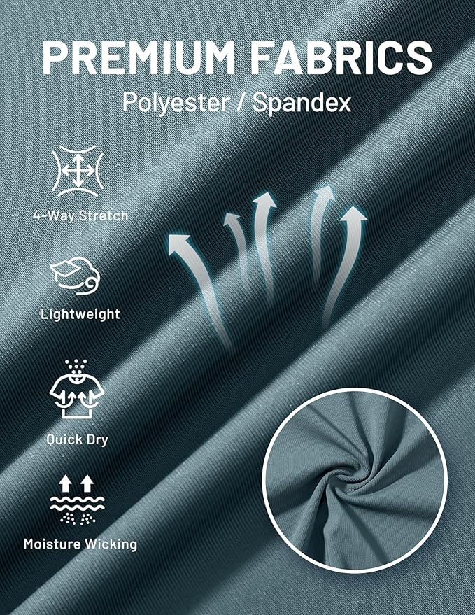 MIER Men's Tank Tops Workout Sleeveless Tee Shirts Muscle Athletic Gym Running Beach Tanks for Men, Quick Dry