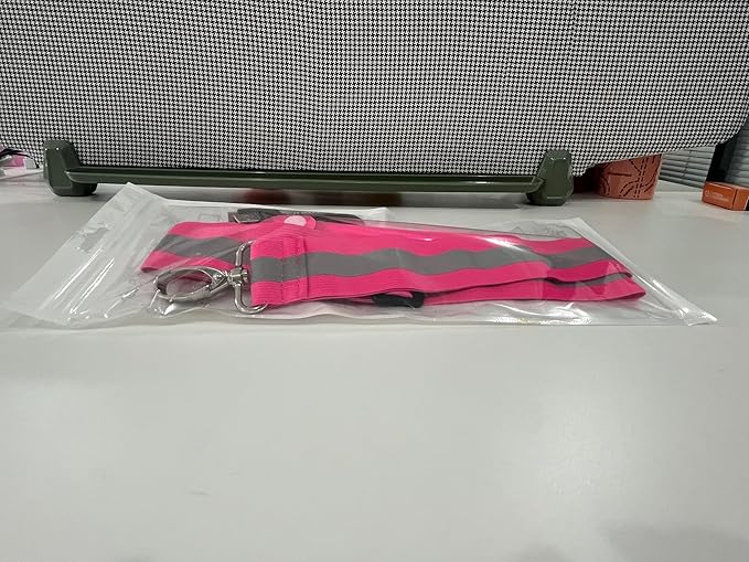 Simket Reflective Walking Gear, Rechargeable Led Reflective Sash, Adjustable Night Walking Safety Gear, High Visibility Safety Lights for Walking at Night for Men Women Jogging Running Biking