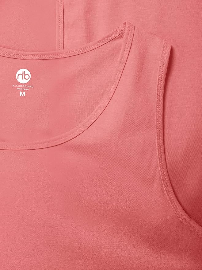 Hat and Beyond Mens Tank Top Soft Performance Boxing Gym Shirts Plain Muscle Tee