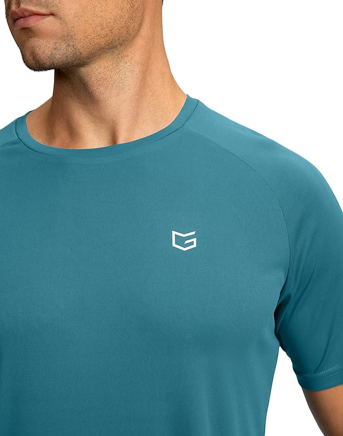 G Gradual Men's Workout Quick Dry T-Shirts Short Sleeve Lightweight Cooling Gym Shirts Tee for Running, Beach, Hiking