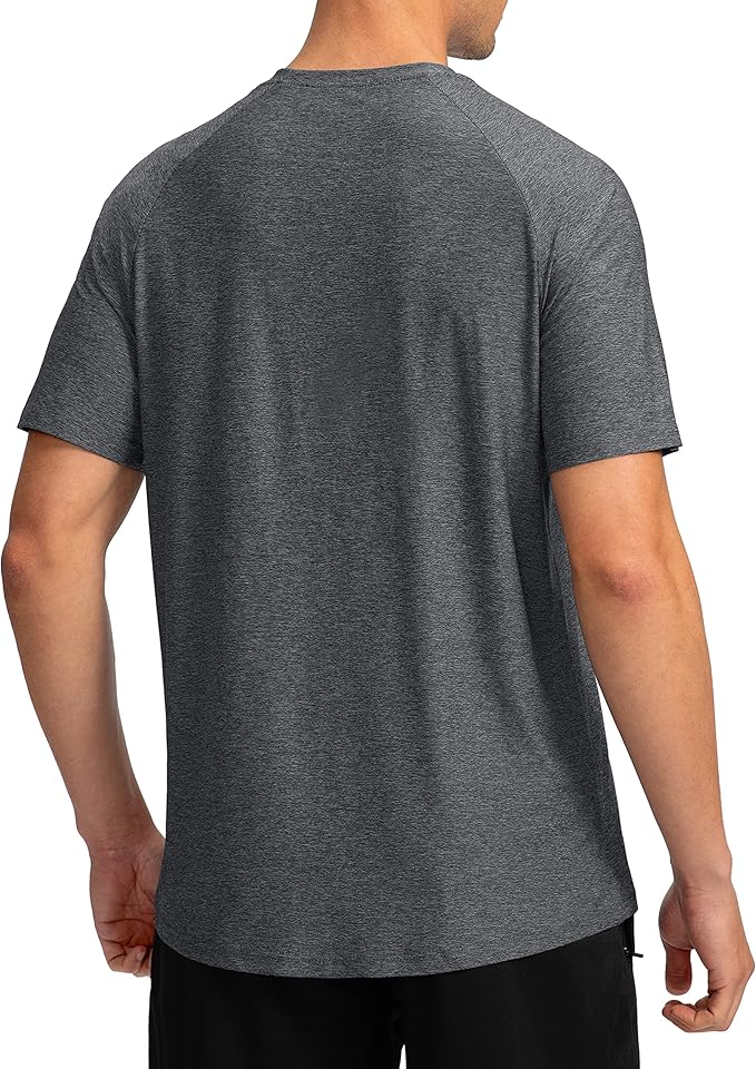 G Gradual Men's Workout Quick Dry T-Shirts Short Sleeve Lightweight Cooling Gym Shirts Tee for Running, Beach, Hiking