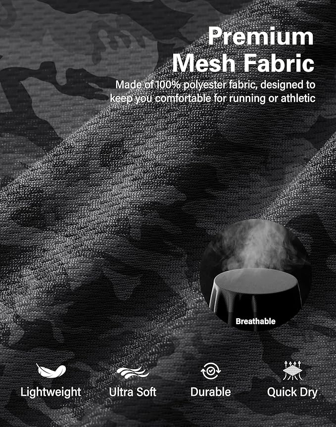 G Gradual Men's Athletic Workout Shorts with Pockets 5"/7"/9" Lightweight Quick Dry Gym Basketball Running Shorts for Men