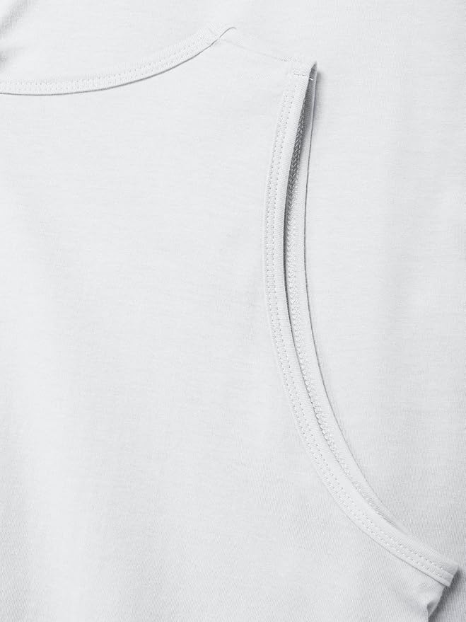 Hat and Beyond Mens Tank Top Soft Performance Boxing Gym Shirts Plain Muscle Tee