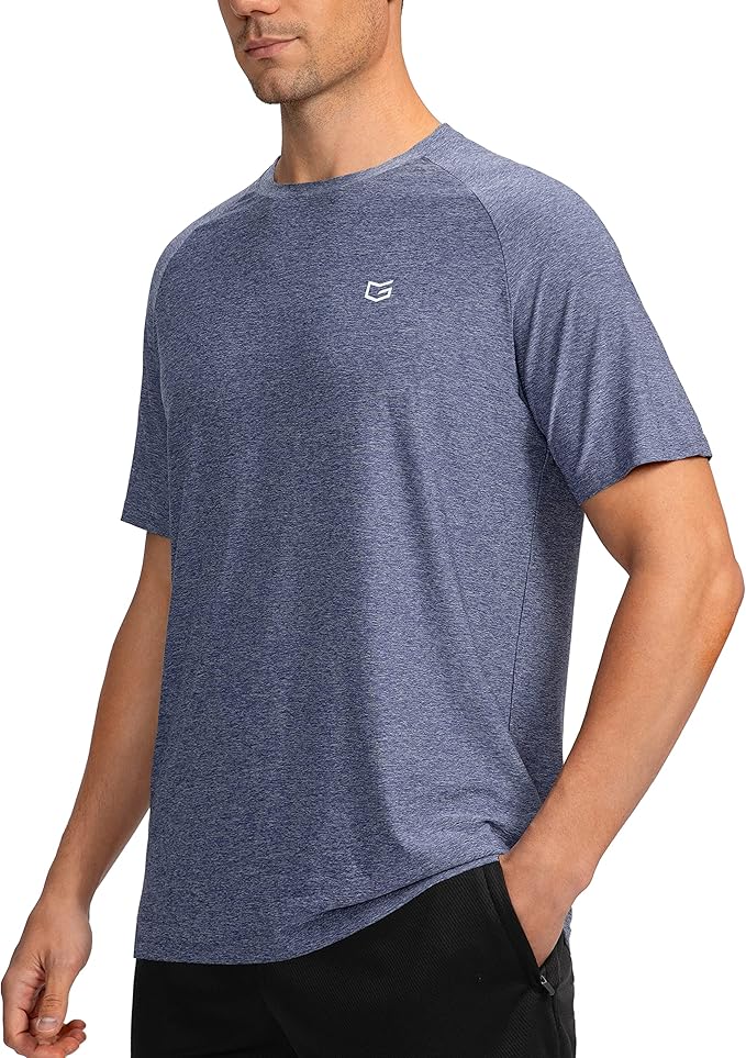 G Gradual Men's Workout Quick Dry T-Shirts Short Sleeve Lightweight Cooling Gym Shirts Tee for Running, Beach, Hiking