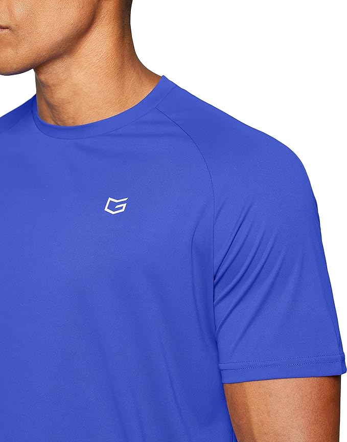 G Gradual Men's Workout Quick Dry T-Shirts Short Sleeve Lightweight Cooling Gym Shirts Tee for Running, Beach, Hiking