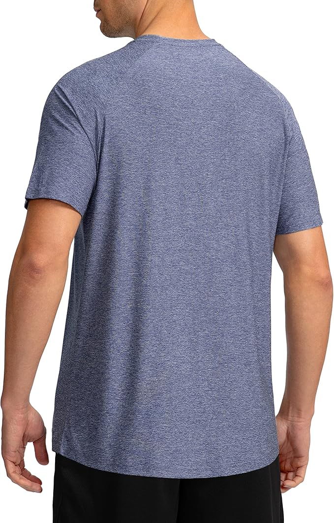 G Gradual Men's Workout Quick Dry T-Shirts Short Sleeve Lightweight Cooling Gym Shirts Tee for Running, Beach, Hiking