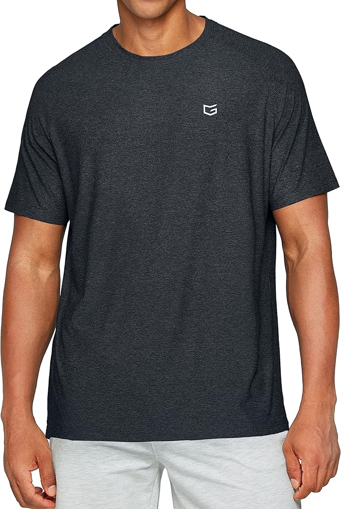 G Gradual Men's Workout Quick Dry T-Shirts Short Sleeve Lightweight Cooling Gym Shirts Tee for Running, Beach, Hiking