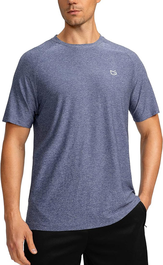 G Gradual Men's Workout Quick Dry T-Shirts Short Sleeve Lightweight Cooling Gym Shirts Tee for Running, Beach, Hiking
