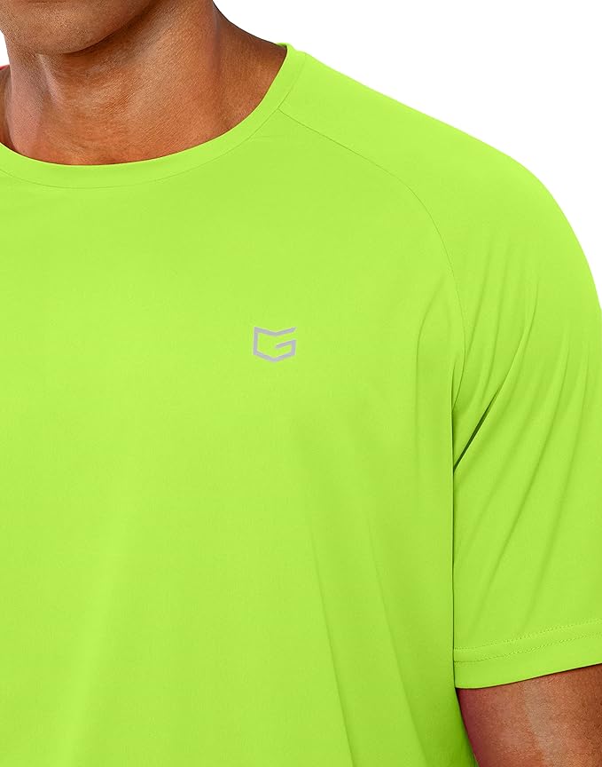 G Gradual Men's Workout Quick Dry T-Shirts Short Sleeve Lightweight Cooling Gym Shirts Tee for Running, Beach, Hiking