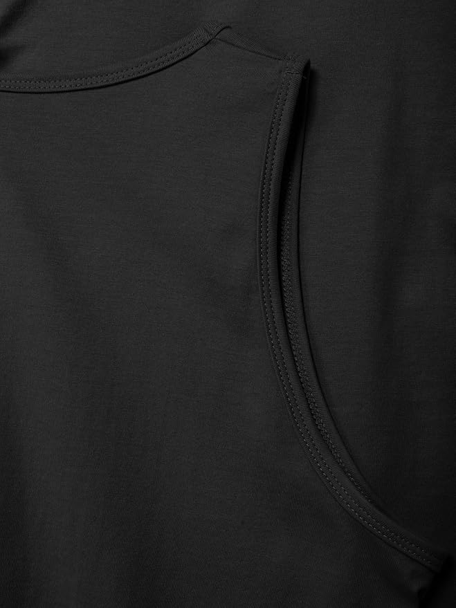 Hat and Beyond Mens Tank Top Soft Performance Boxing Gym Shirts Plain Muscle Tee