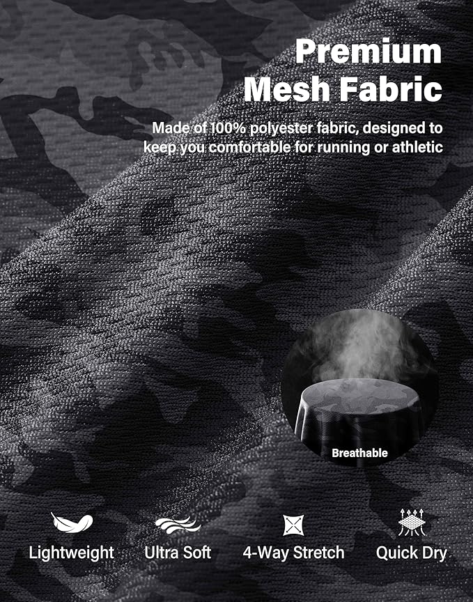 G Gradual Men's Athletic Workout Shorts with Pockets 5"/7"/9" Lightweight Quick Dry Gym Basketball Running Shorts for Men