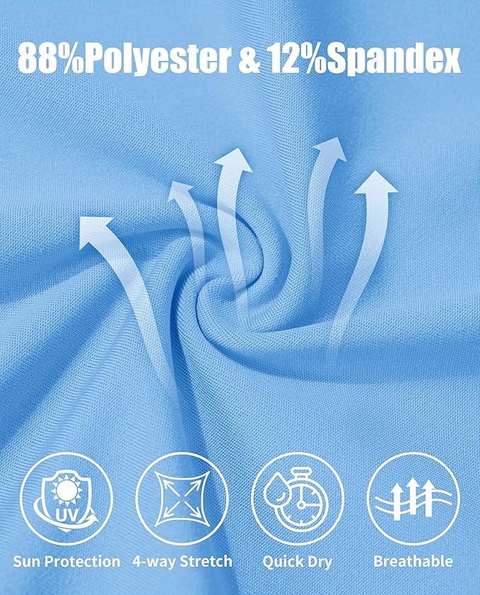 KEFITEVD Men's Workout Tank Tops Sleeveless Quick Dry UPF 80+ Summer Sun Shirts for Running Swim Gym Beach