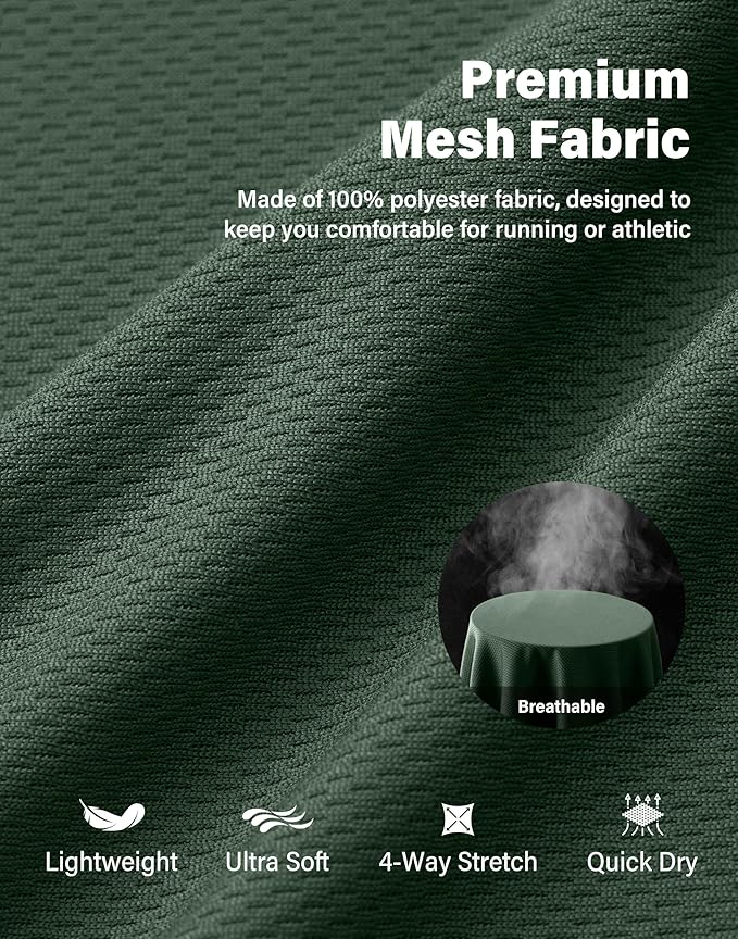 G Gradual Men's Athletic Workout Shorts with Pockets 5"/7"/9" Lightweight Quick Dry Gym Basketball Running Shorts for Men