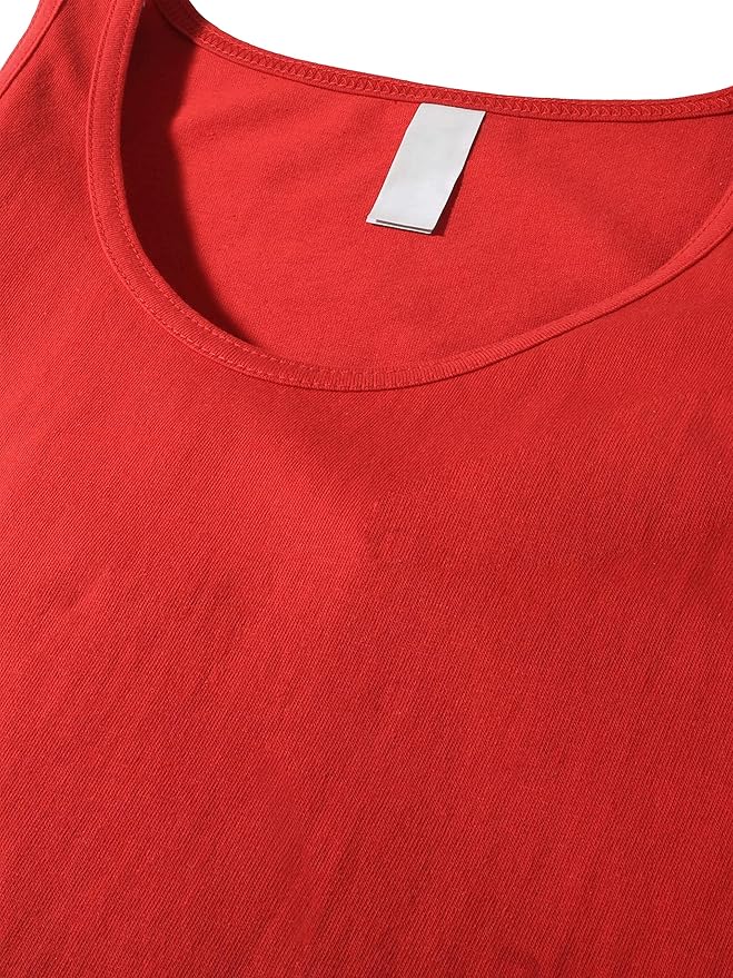 Hat and Beyond Mens Tank Top Soft Performance Boxing Gym Shirts Plain Muscle Tee