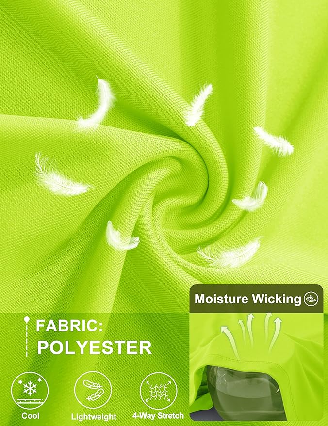 MAGCOMSEN 3 Pack Men's Short Sleeve Quick Dry Shirts Moisture Wicking UPF 50+ Athletic Running Gym Workout Swim T-Shirts